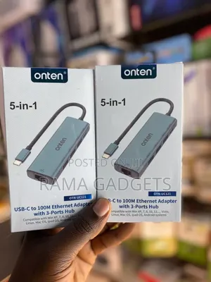 Onten UC125 5 in 1 USB-C / Type-C to HDMI+USB3.0+PD3.0