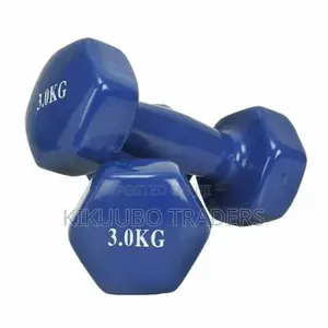 3kg Pair of Vinyl Coated Dumbells