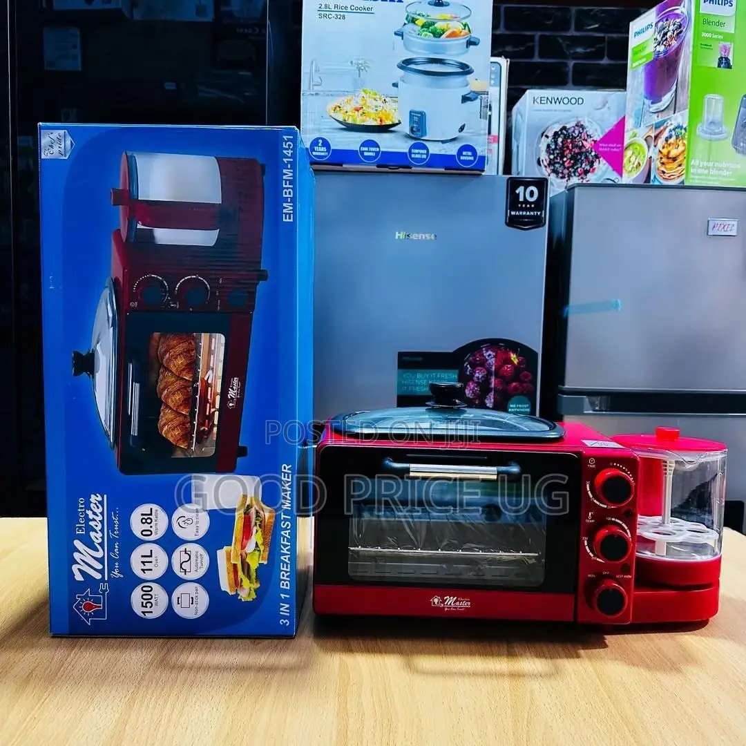 Electro Master 3 in 1 Breakfast Maker EM-BFM-1451