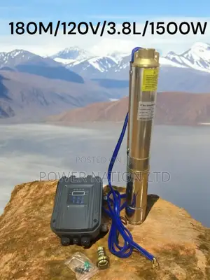 180m Heavy Duty Submersible Solar Water Pump (180m/120v/3.8l