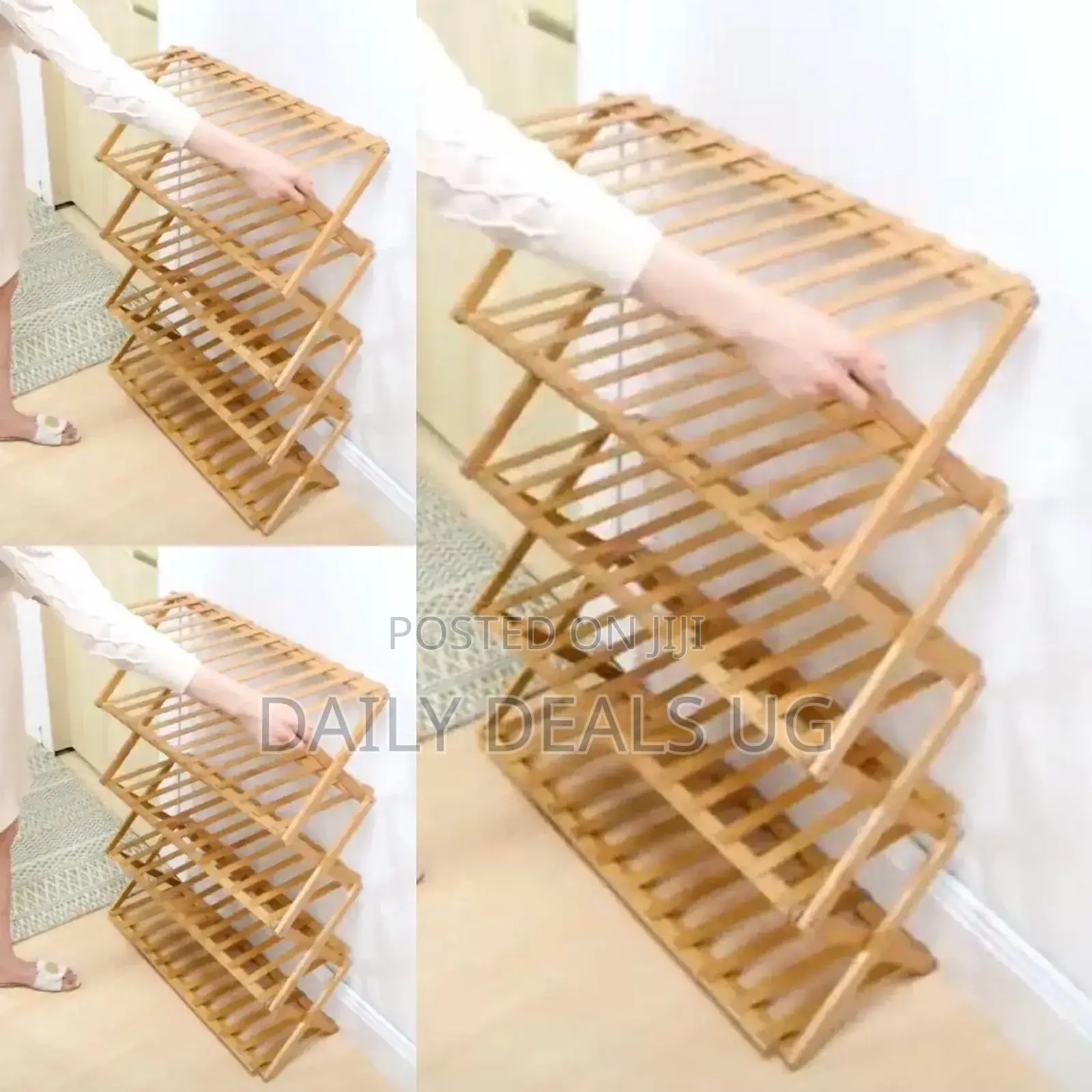 Wooden Shoe Rack