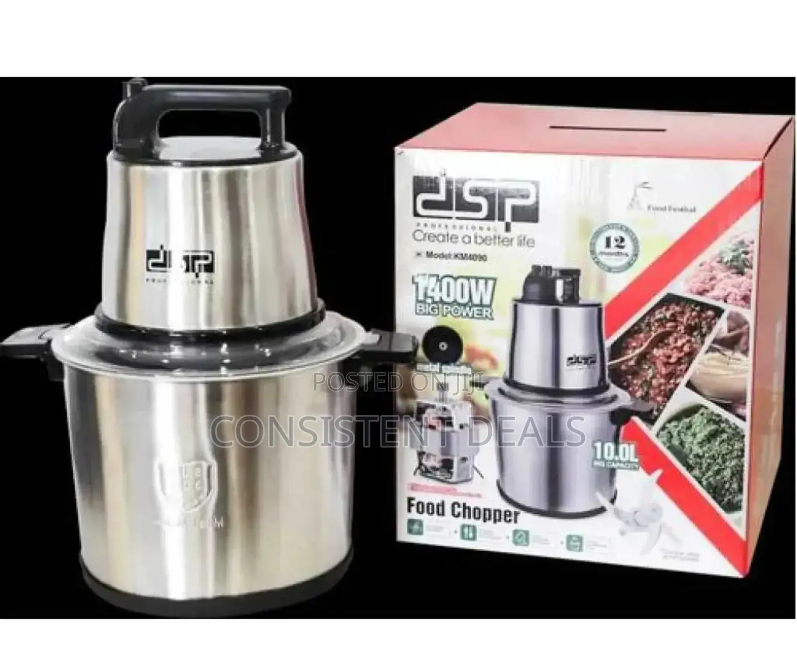 DSP 10L Electric Food Chopper