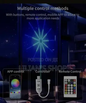 App Smart Control Fireworks LED Strip Light
