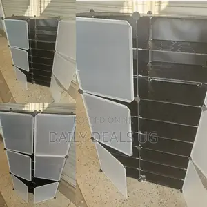 2 Columns Plastic Wardrobe