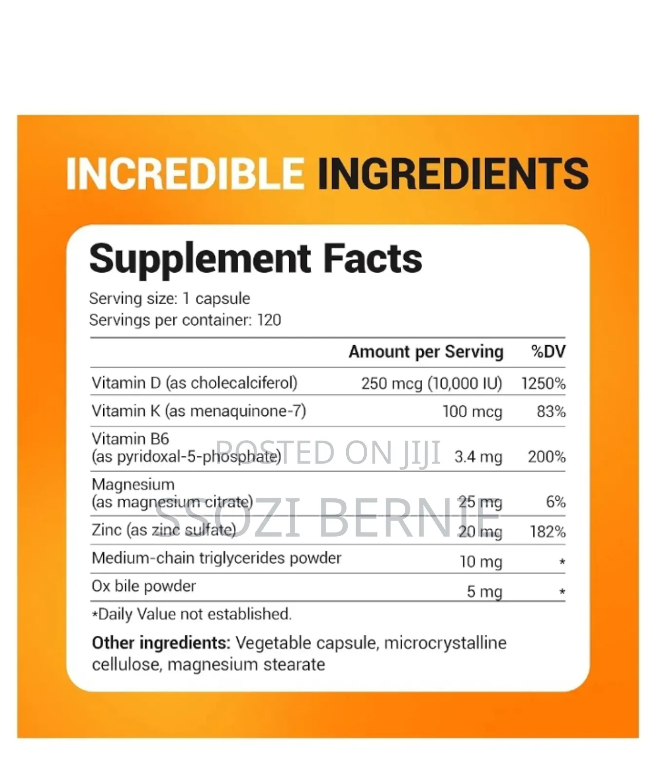 Dr. Berg v D3 4 Energy, Vitality, Joint Heart Health