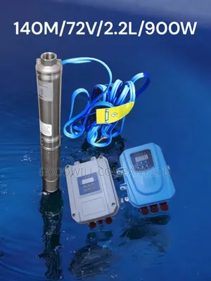 (140m/72v/2.2l Per Hour) 140m Submersible Solar Water Pump