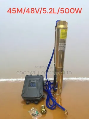 45m Heavy Duty Submersible Solar Water Pump (45m/48v/5.2l
