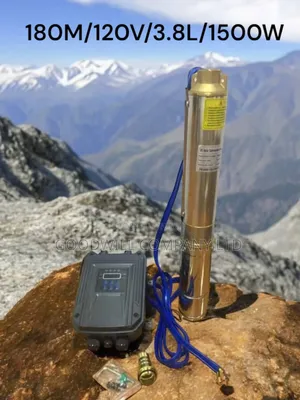 (180m/120v/3.8l Per Hour) 180m Submersible Solar Water Pump
