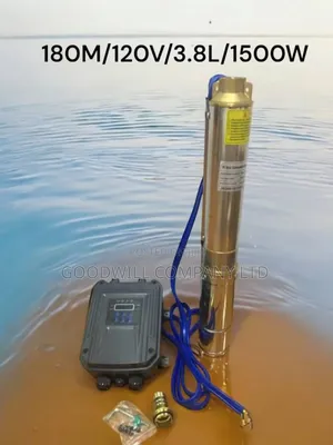 180m Heavy Duty Submersible Solar Water Pump (180m/120v/3.8l
