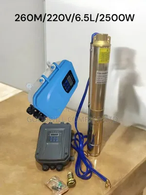 (260m/220v/6.5l Per Hour) 260m Submersible Solar Water Pump
