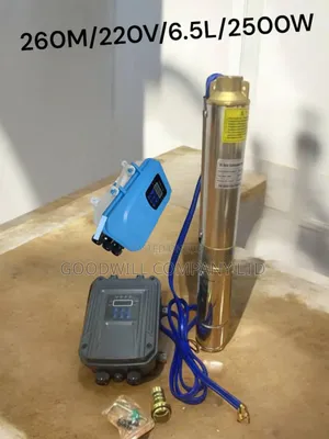 260m Heavy Duty Submersible Solar Water Pump (260m/220v/6.5l