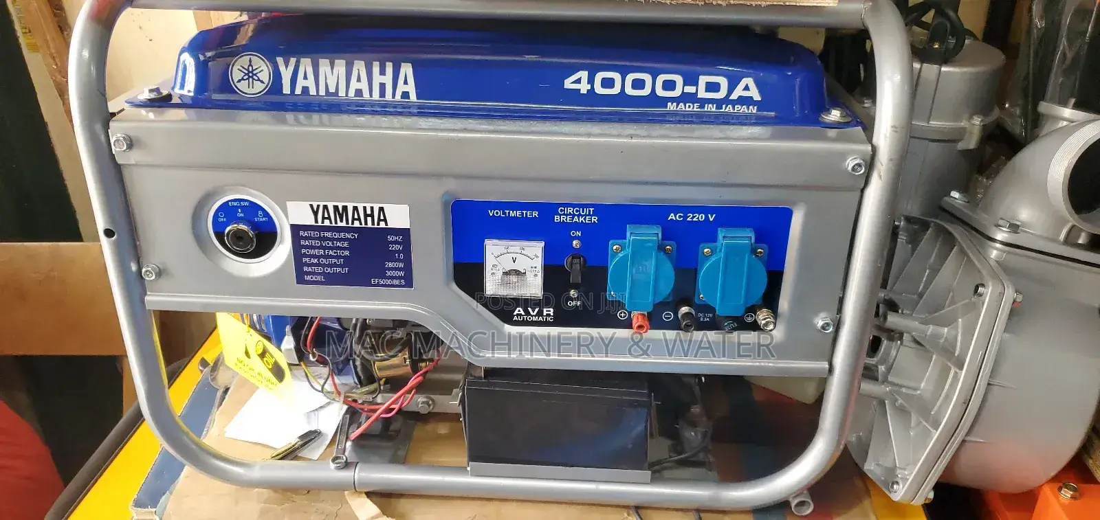 Yamaha Generator 4000 Da 4kva /3.8kw