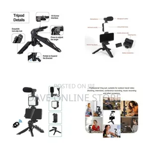 Tripod Recording Portable Stabilizer Cell Phone Tripod