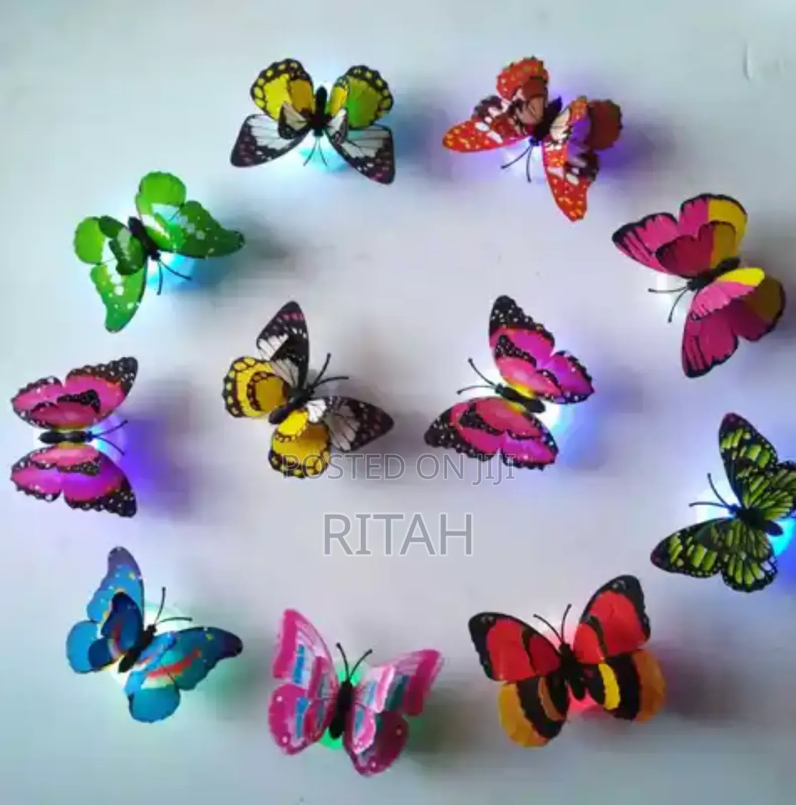 Lighting Butterfly Wall Decor Stickers