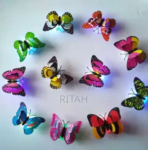 Lighting Butterfly Wall Decor Stickers