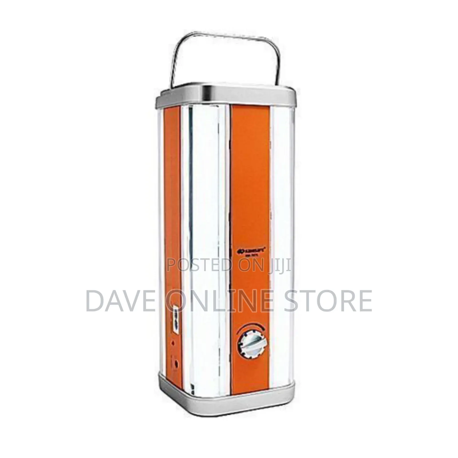 4 Lights in 1 Emergency Rechargeable LED Lamp-White/Orange