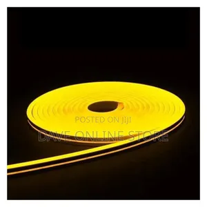 Yellow Neon LED Light, 16.4ft/5m