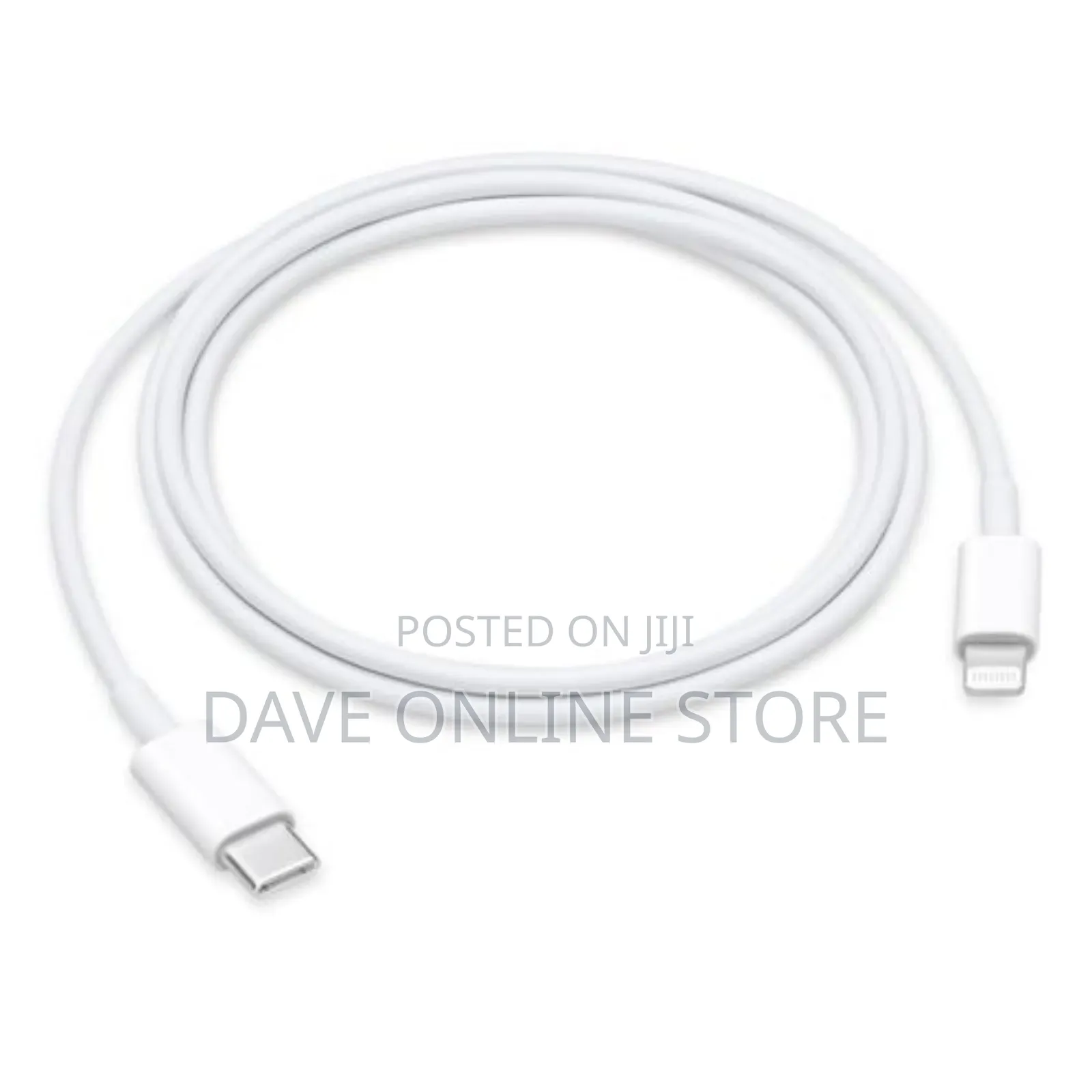 USB Type-C to iPhone 20W Fast Charge Cable - White