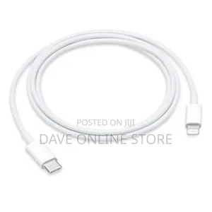 USB Type-C to iPhone 20W Fast Charge Cable - White