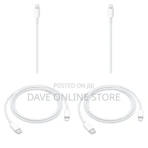 USB Type-C to iPhone 20W Fast Charge Cable - White
