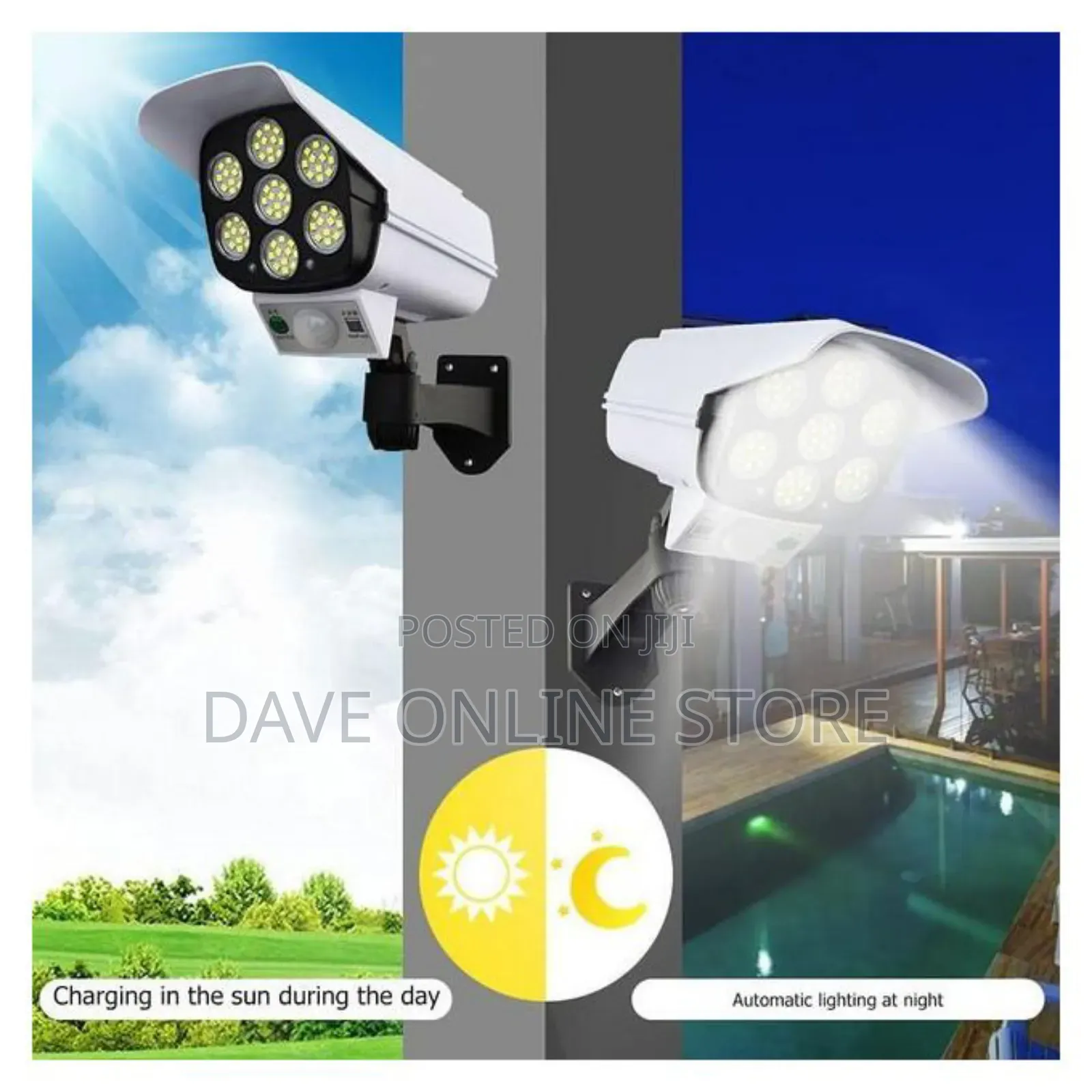 Solar Security Dummy Camera Solar Light With Motion Sensor