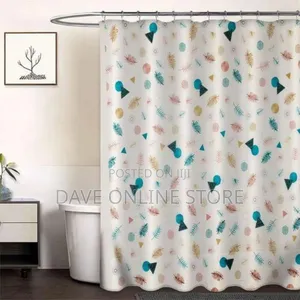Shower Curtain With Hooks Prints Bathroom Curtain