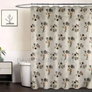 Shower Curtain With Hooks Prints Bathroom Curtain