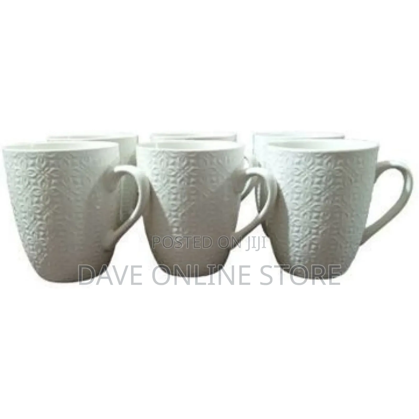 49pc Ceramic Plates Cups Cutlery Set- White