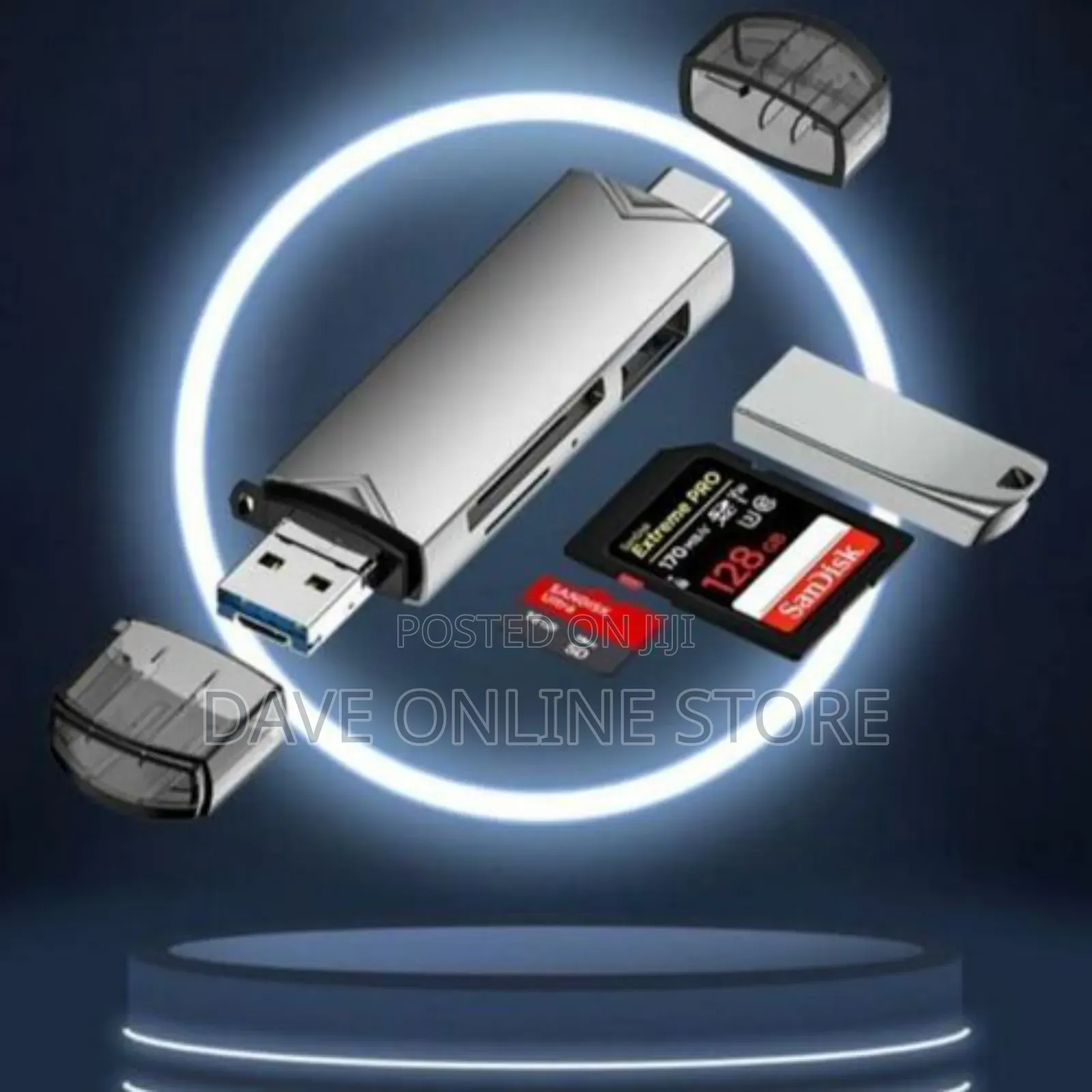 6 in 1 Multifunctional USB 3.0 Card Reader