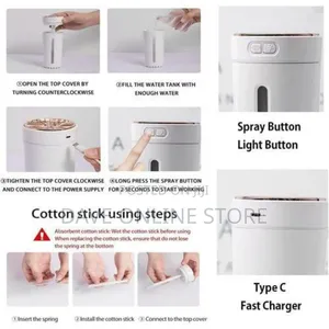 Humidifier With LED Night Light Cordless Humidifiers