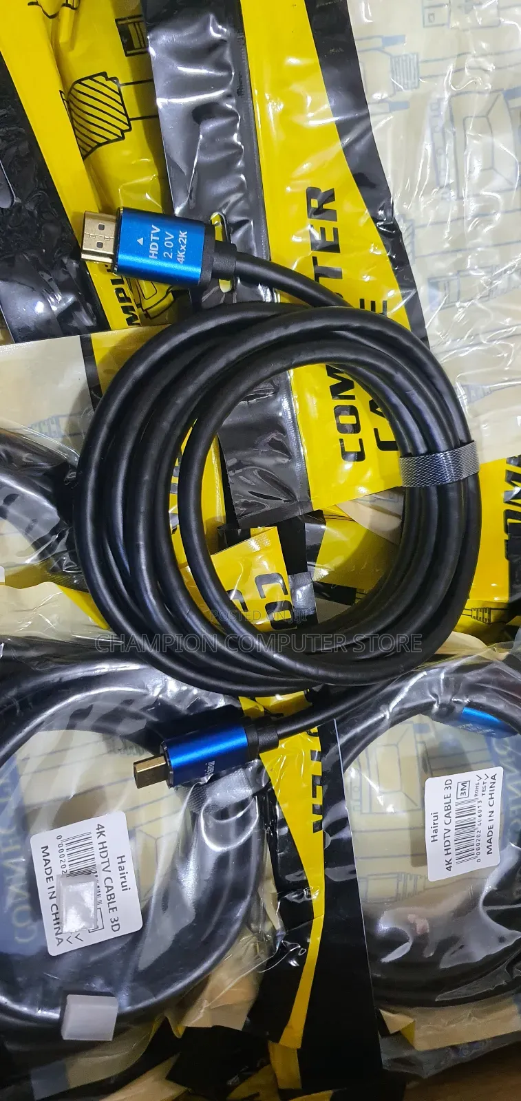 3m Metres Hdmi Cable 3d/Uhd High-Speed Hdmi 2.0 Support
