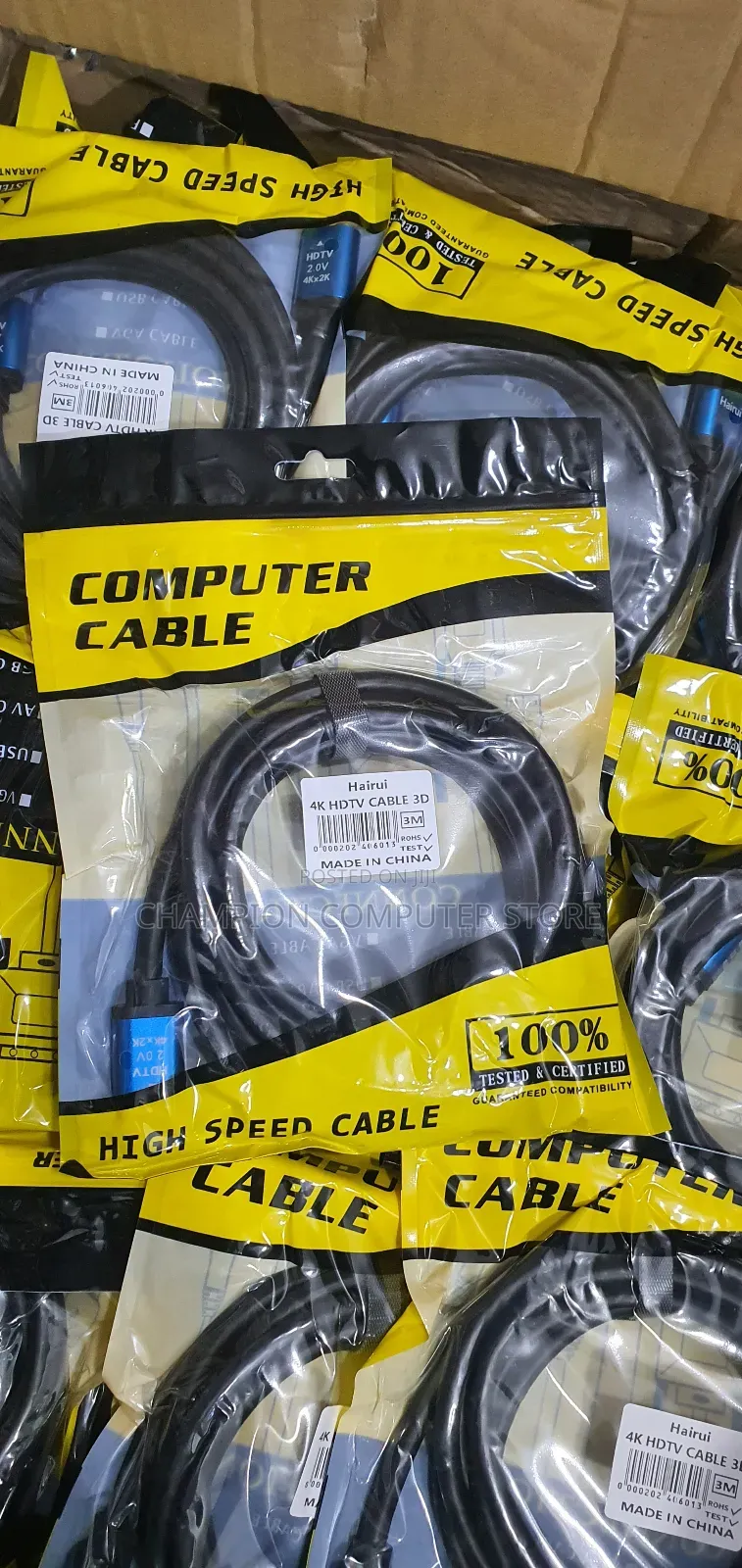 3m Metres Hdmi Cable 3d/Uhd High-Speed Hdmi 2.0 Support