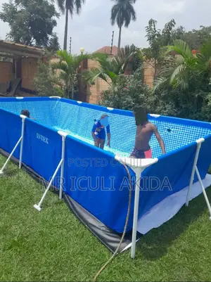 Intex Rectangular Tubular Family Above Ground Swimming Pool