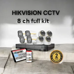 8 Channel 2mp CCTV Cameras Full Kit Febha