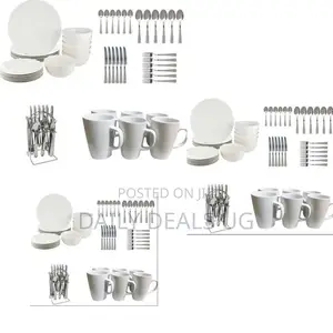 White Dinner Set