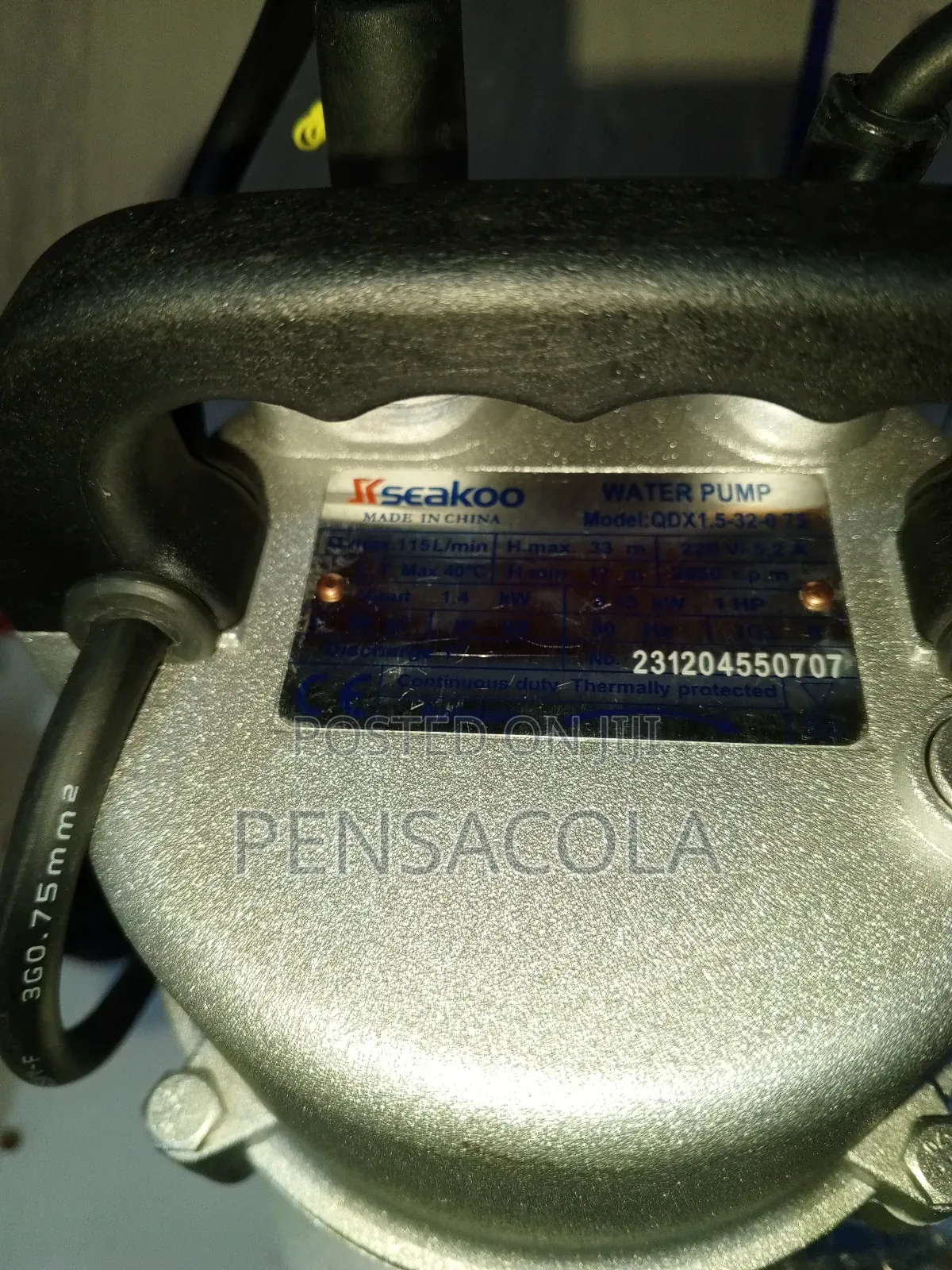Seakoo 33m Water Pump