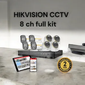 8 Channel CCTV Cameras Full Kit Fuhiu