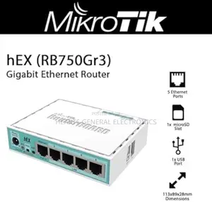 Mikrotik Gigabit Router Rb750gr3 ( Hex Series )