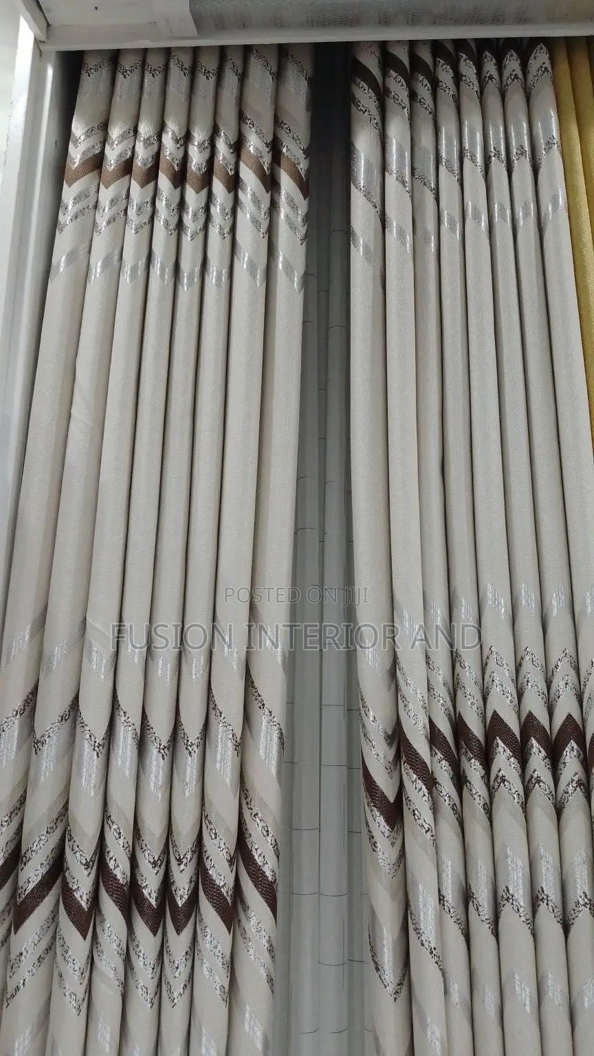 Wave Brown Curtains