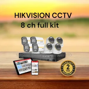 8 Channel 2mp CCTV Cameras Full Kit Colorvu Nbon