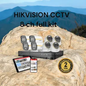 8 Channel 2mp CCTV Cameras Full Kit Colorvu Houy