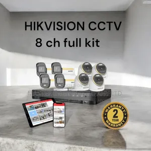 8 Channel 2mp CCTV Cameras Full Kit Colorvu KKGSHJ