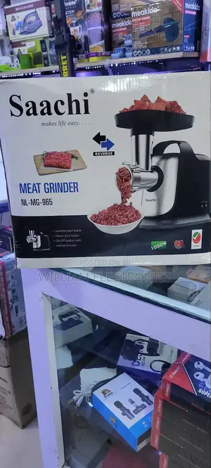 Saachi Meat Grinder/Nl-Mg-965 -Silver/Black