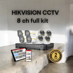8 Channel 2mp CCTV Cameras Full Kit Kitex