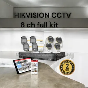 8 Channel 2mp CCTV Cameras Full Kit Colorvu Dunab