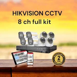 8 Channel 2mp CCTV Cameras Full Kit Colorvu Badang