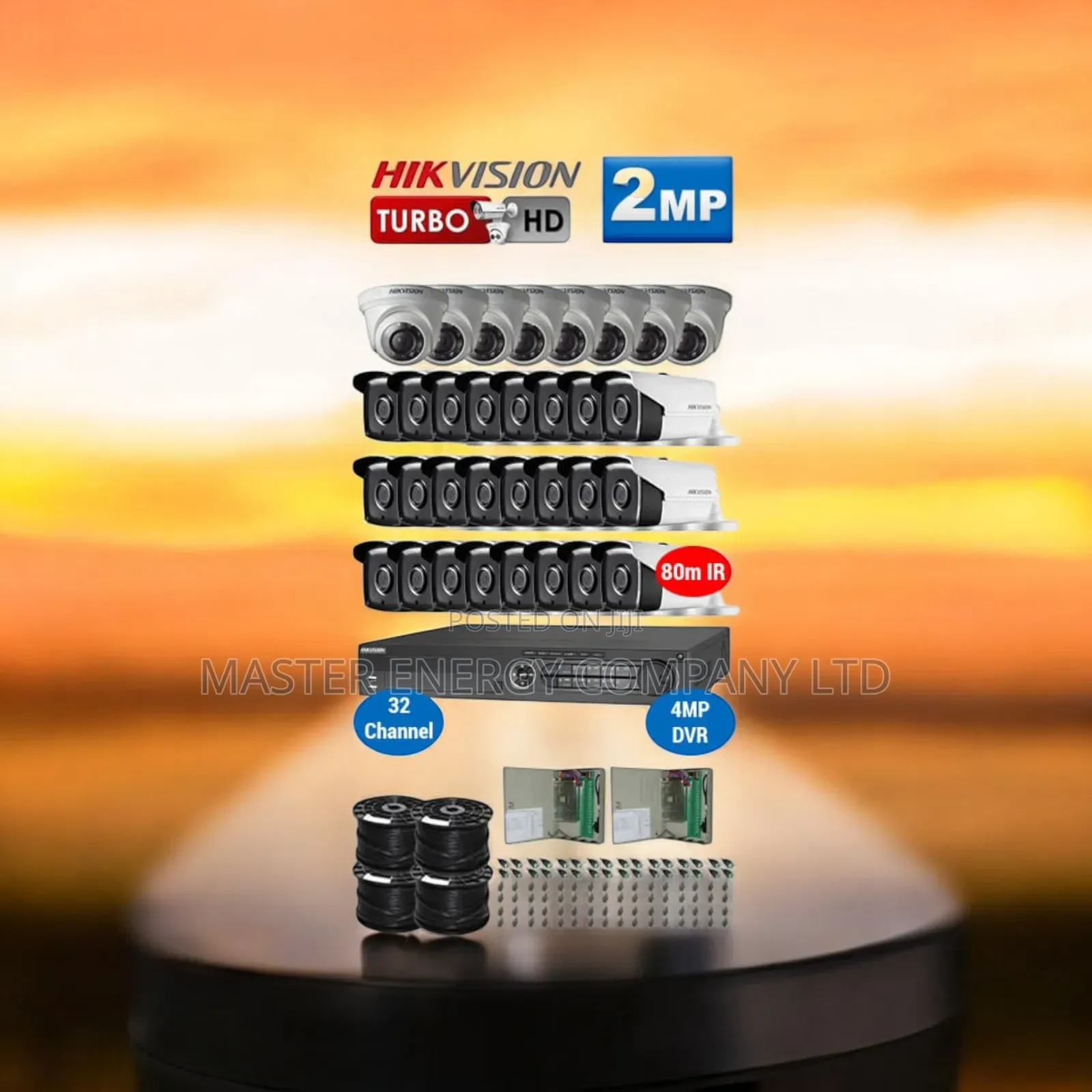 32 Channel 2mp CCTV Cameras Full Kit Colorvu Condre