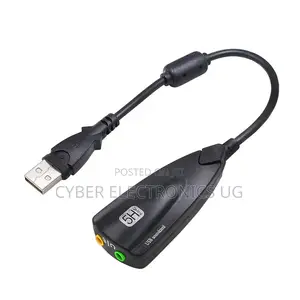 Steel External USB Sound Card 7.1 Adapter 5HV2 3D