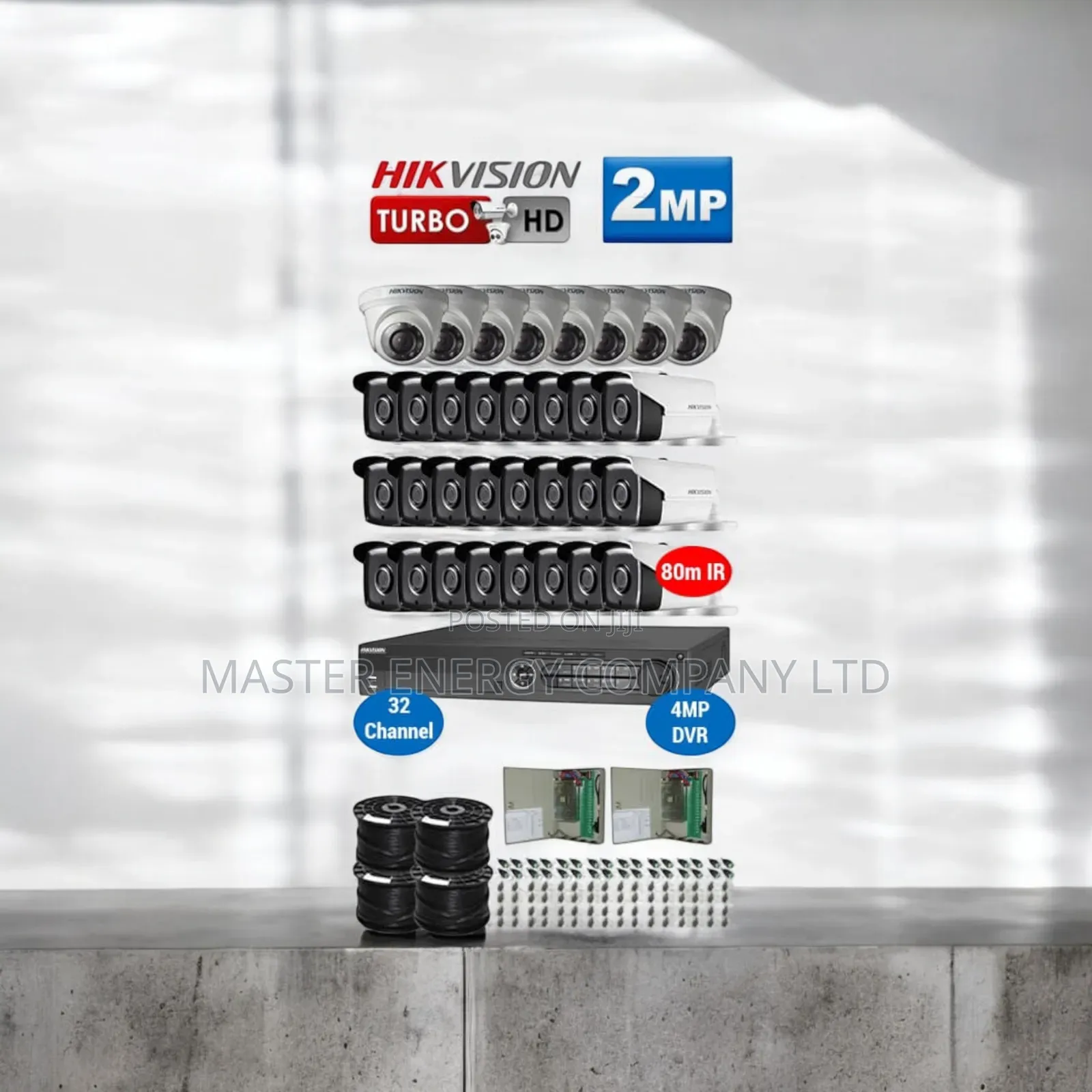 32 Channel 2mp CCTV Cameras Full Kit Colorvu Zafreho