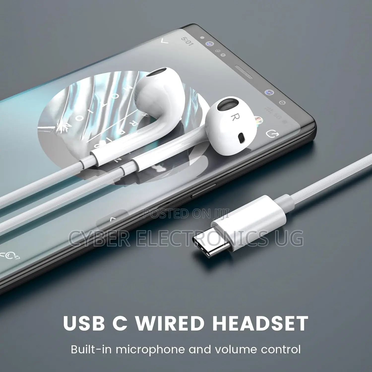 Type C Earphones Compatible With Most Type C Jack Devices